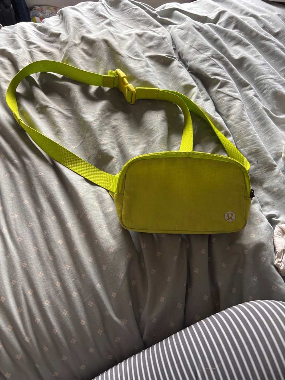 lululemon athletica Neon Lime Crossbody Belt Bag